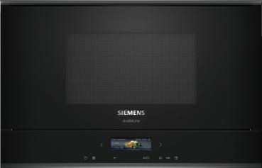 Siemens BF922R1B1 - iQ700, Mikrowelle, Anschlag Rechts, Schwarz, 60 x 38 cm, 5 Jahre Garantie!